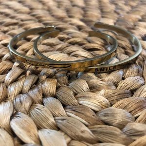 MantraBand Jewelry - MantraBand Gold Bangle Infinite Love SMILE MantraBand Jewelry - MantraBand Gold Bangle Infinite Love SMILE